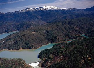The Scott Dam on the Eel River. Photo: Rob Badger/Friends of the Eel River.