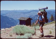 Teddi Boston, one of first women to hike the Pacific Crest Trail solo, in 1976. Submitted photo.