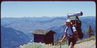Teddi Boston, one of first women to hike the Pacific Crest Trail solo, in 1976. Submitted photo.