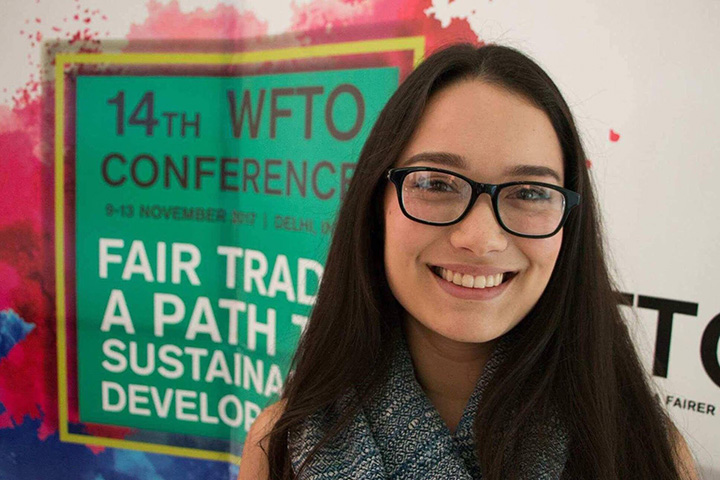 Cherry Sripan is Communications and Advocacy Coordinator for the World Fair Trade Organization Asia, based in Chiang Mai, Thailand. Photo courtesy of Cherry Sripan.